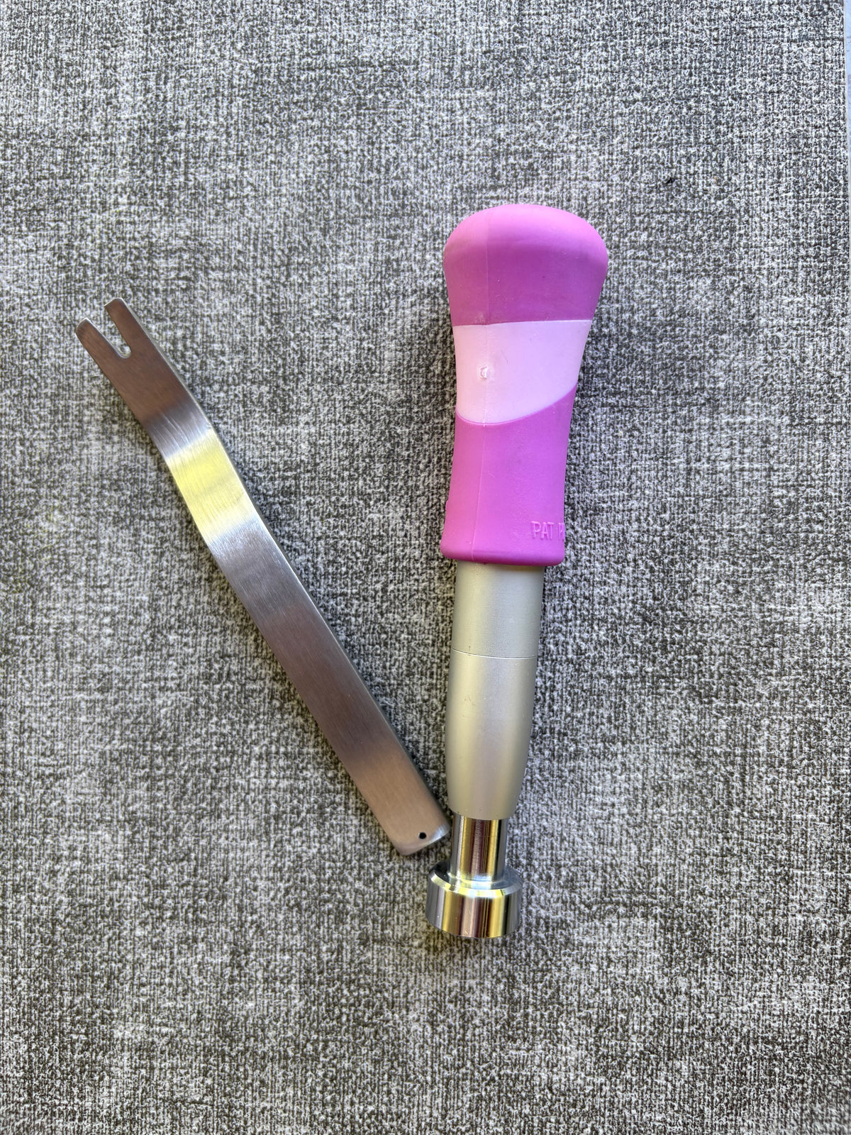 Pink Tacker & Extractor Tool for Needlepoint and Quilting