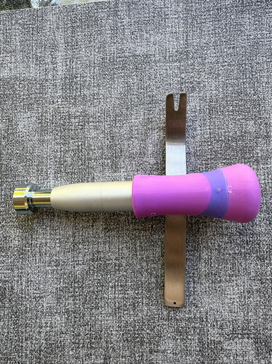 Pink and Purple Tacker Tool for Needlepoint and Quilting